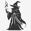 Unique Wizard Vector Art