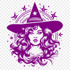 Free Creative Witch Vector Drawing