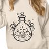 Ornate Potion Bottle In SVG Format