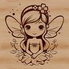A mythical creature from traditional fairy tales depicted in a colorful and whimsical design.
