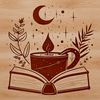 Magical Spell Book Illustration A detailed illustration of a spell book with ornate Gothic designs and mystical symbols.