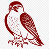 Bird of Prey Falcon Vector Art An svg silhouette design of a bird of prey falcon, ideal for cutting machines like Cricut or laser cutters.