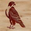Beautiful Falcon Silhouette Vector Art Design Illustrated Falcon Silhouette Vector Design