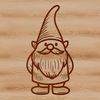 A mythical standing creature with a long neck and body, reminiscent of a dwarf or gonk.