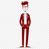 Free Male Clip Art SVG Icon A vector illustration of a generic male figure.