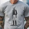 Realistic Man Figure Illustration A realistic illustration of an adult male figure, suitable for graphic design.