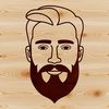 SVG Design of a Man A vector graphic representation of a male figure.