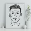 Simple Male Figure SVG Design A simple line drawing of a male figure in various positions.