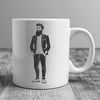 Man with Beard Vector Graphics Design Male figure with beard in vector design format.