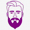 Male Figure SVG Icon An SVG vector graphic representation of a male figure.