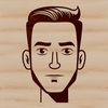 Simple Male Silhouette Clip Art A simple illustration of a male figure in outline style, suitable for vector art projects.