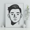 Free Vector Silhouette of a Man A simple vector graphic representation of a man silhouette.