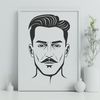 Free SVG Man Illustration A male figure in vector format for graphic design purposes.