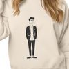 Male Illustration in Minimalist Style A digital illustration of a male figure in simple vector format.