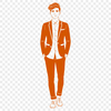 Free Vector Graphic Man Design A digital illustration of a male figure created using vector graphics.