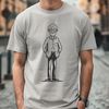 Minimalist Male Figure Vector Male figure depicted in a simple style, ideal for clip art and vector design projects.
