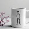 Free Vector Art Man A detailed illustration of a male figure, suitable for vector art and design projects.