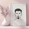 Free Male Clip Art Vector A simple illustration of a male figure designed as vector art for various applications.