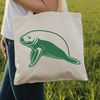 Majestic Sea Mammal Outline An outline depiction of a sea creature commonly found in shallow waters.