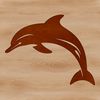 Free Dolphin Clip Art for Digital Projects Dolphin illustration in vector format, suitable for digital and graphic design projects.