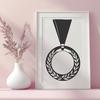 Creative Medal - Vinyl DXF Free Download