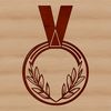 Elegant Silver Medal Design A silver medal design with a simple and elegant style suitable for various digital crafts including vector art and clipart.