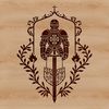 Ornate Armor SVG Design A detailed illustration of an ornate knight in medieval armor.