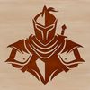 Illustration of a Knight in Armor A medieval-inspired knight illustration with a shield and sword.