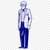 Beautiful Vector Man Clipart A male figure designed as a cuttable vector graphic.