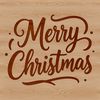 Collection of Merry Christmas quotes in a modern vector design