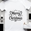 Free vector illustration of Merry Christmas quotes in various fonts and styles.