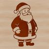 Vector graphic of Santa Claus, suitable for various design applications.