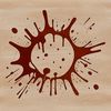 Slimy Splash Illustration A stylized vector shape resembling a splat of slime on a clean surface.