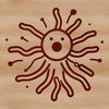 Microorganism Vector Graphic Design Vector illustration of bacteria with detailed cell structure and microorganism features.