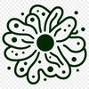 Vector bacterium design free download Illustration of a microscopic bacterium.