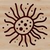 Beautiful SVG Design of Germs and Cells A microscopic illustration of a single bacterium with distinct cell walls and membranes.