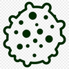 Microbial Design Element A microscopic illustration of a single bacterium in vector format.