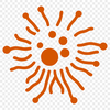 Microscopic Vector Design A stylized illustration of a single bacterial cell in vector format.