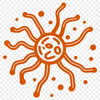 A stylized illustration of a single-celled microorganism with visible cell membrane and cytoplasm.