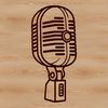 High-Quality Microphone SVG Design A high-quality vector illustration of a microphone, suitable for digital design and cutting machine applications.
