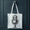 Vector Illustration of a Microphone Symbol Illustrated microphone symbol in vector format.