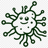 A high-quality illustration of various bacteria shapes and forms.