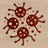 Bacterial Microorganism Vector Graphic An isolated vector representation of a bacterial microorganism.
