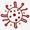 Detailed Microbe Vector Design Close-up illustration of a single bacterium, with detailed cell structure and morphology.