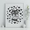 Adorable Canine Face Vector A small dog breed with a distinctive beard and eyebrows, suitable for personal or commercial projects.
