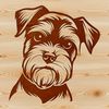 High-resolution SVG image of a small breed dog, ideal for use in graphic designs.
