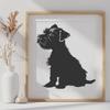 Beautiful Sitting Dog Decal