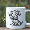 Cute Miniature Schnauzer In PDF