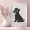 Stunning Dog Printable Artwork - Free SVG