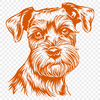 Artistic Miniature Schnauzer Printable Image